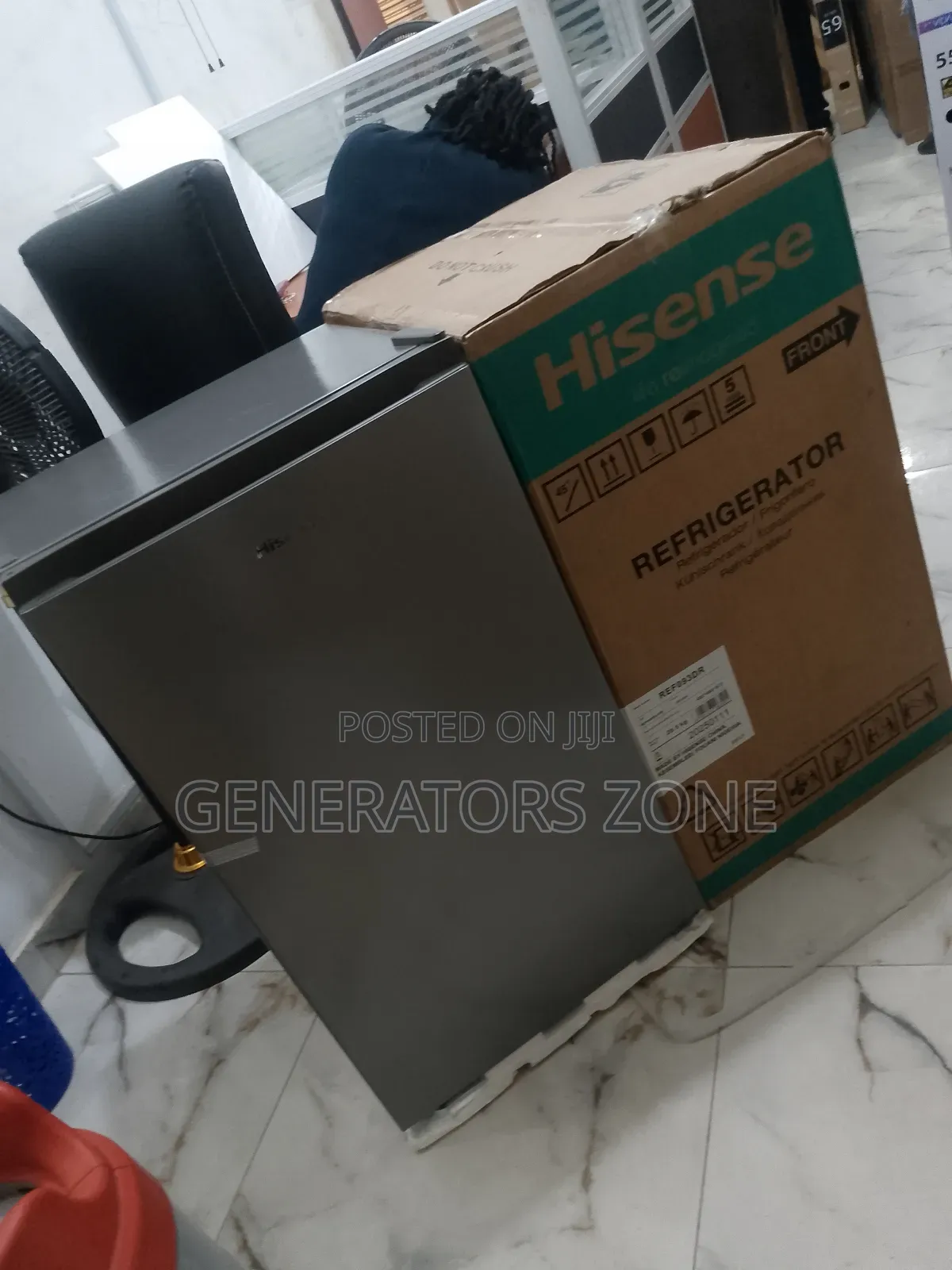 Hisense Single Door 90l Fridge -Quiet and Compact -Ref093dr