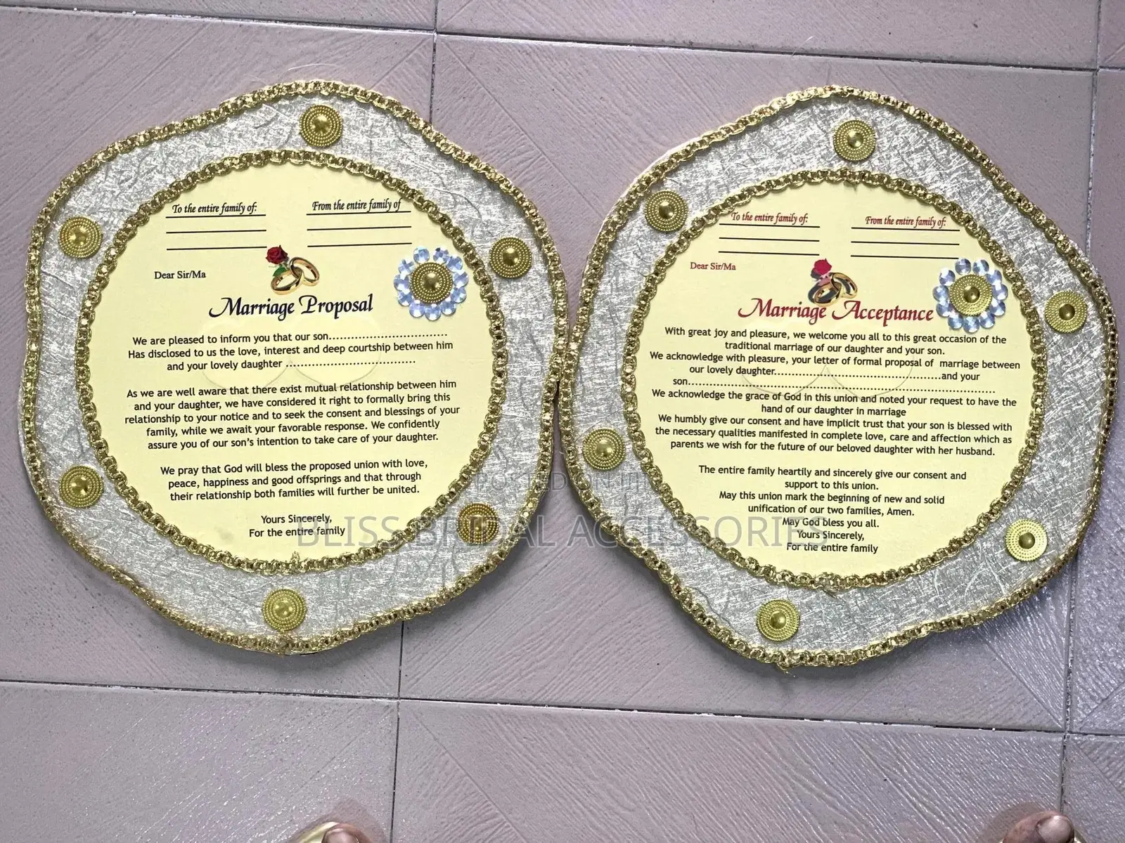 Proposal and Acceptance Letters