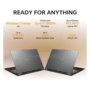 New Laptop Asus TUF Dash F15 32GB Intel Core I7 SSD 1T