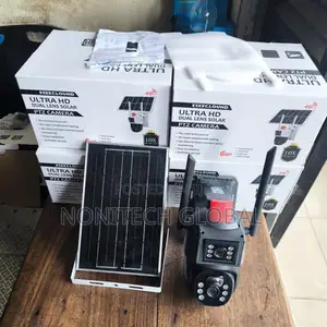 Ecccould PTZ Solar Camera With Dual Eye