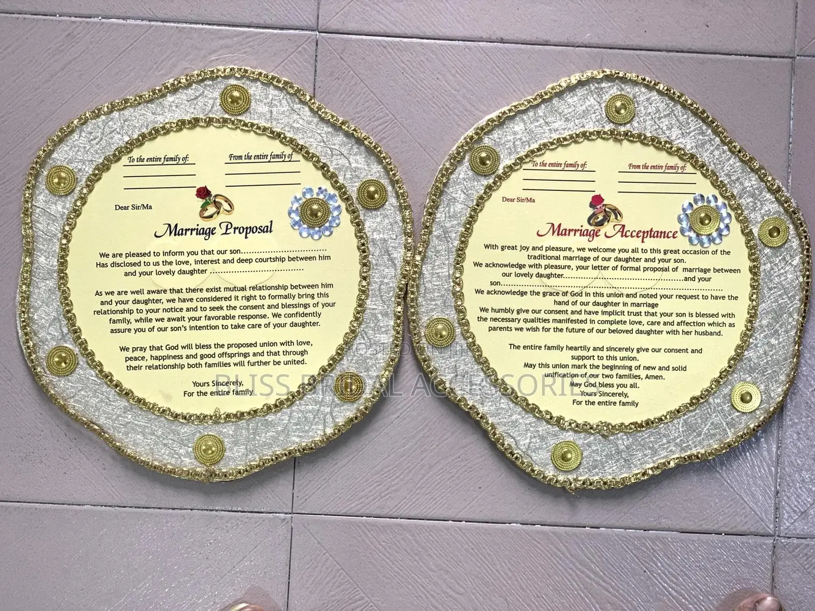 Proposal and Acceptance Letters