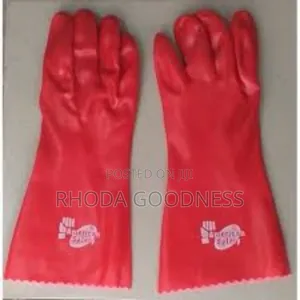 Rubber Handglove Red