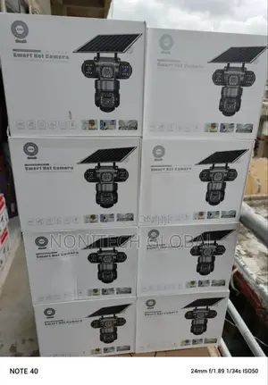 V380 Triple Lens PTZ Camera With Solar