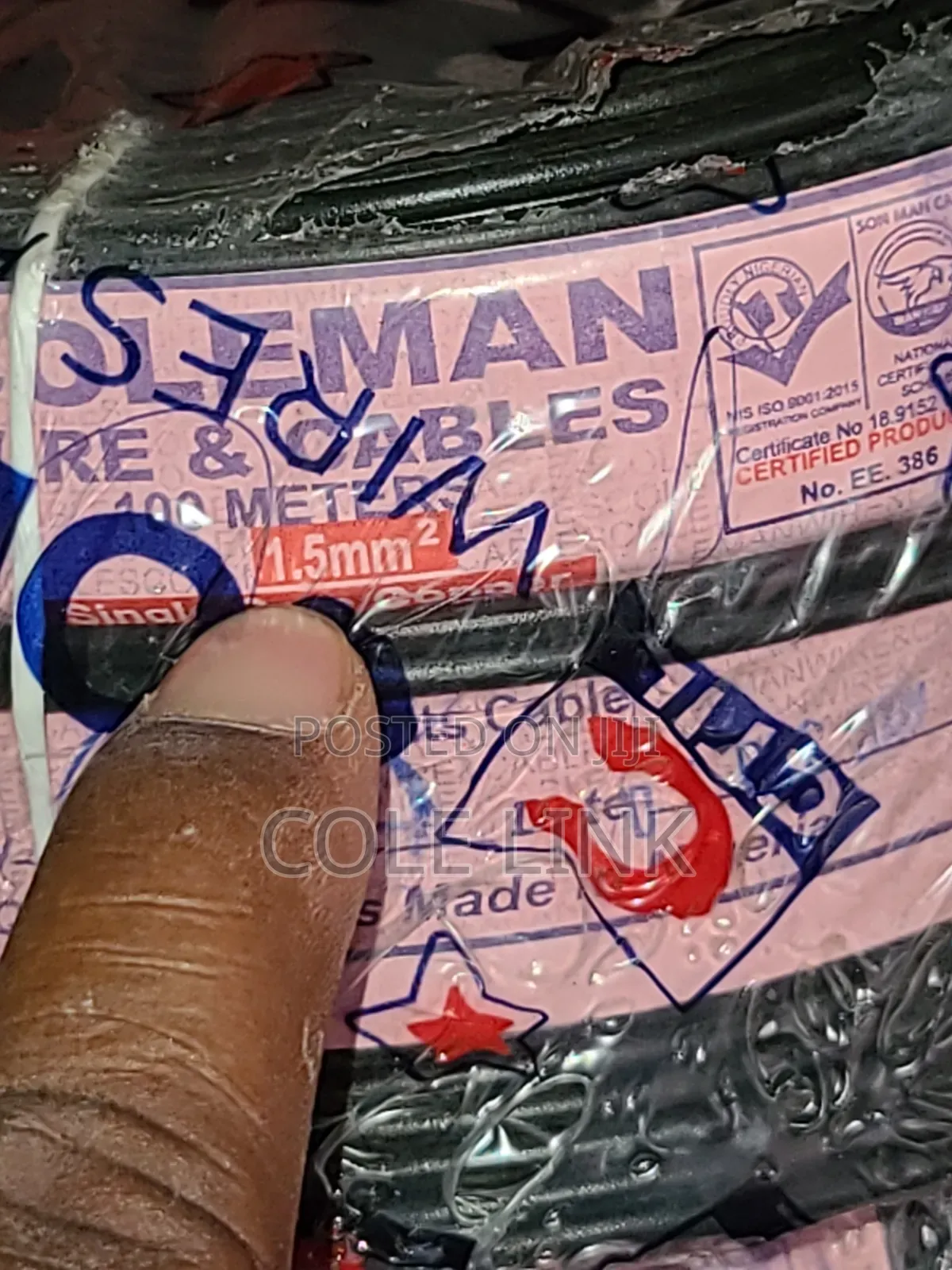 1.5mm Single Core Coleman