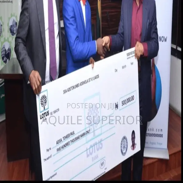 Printed Dummy Cheque for Events