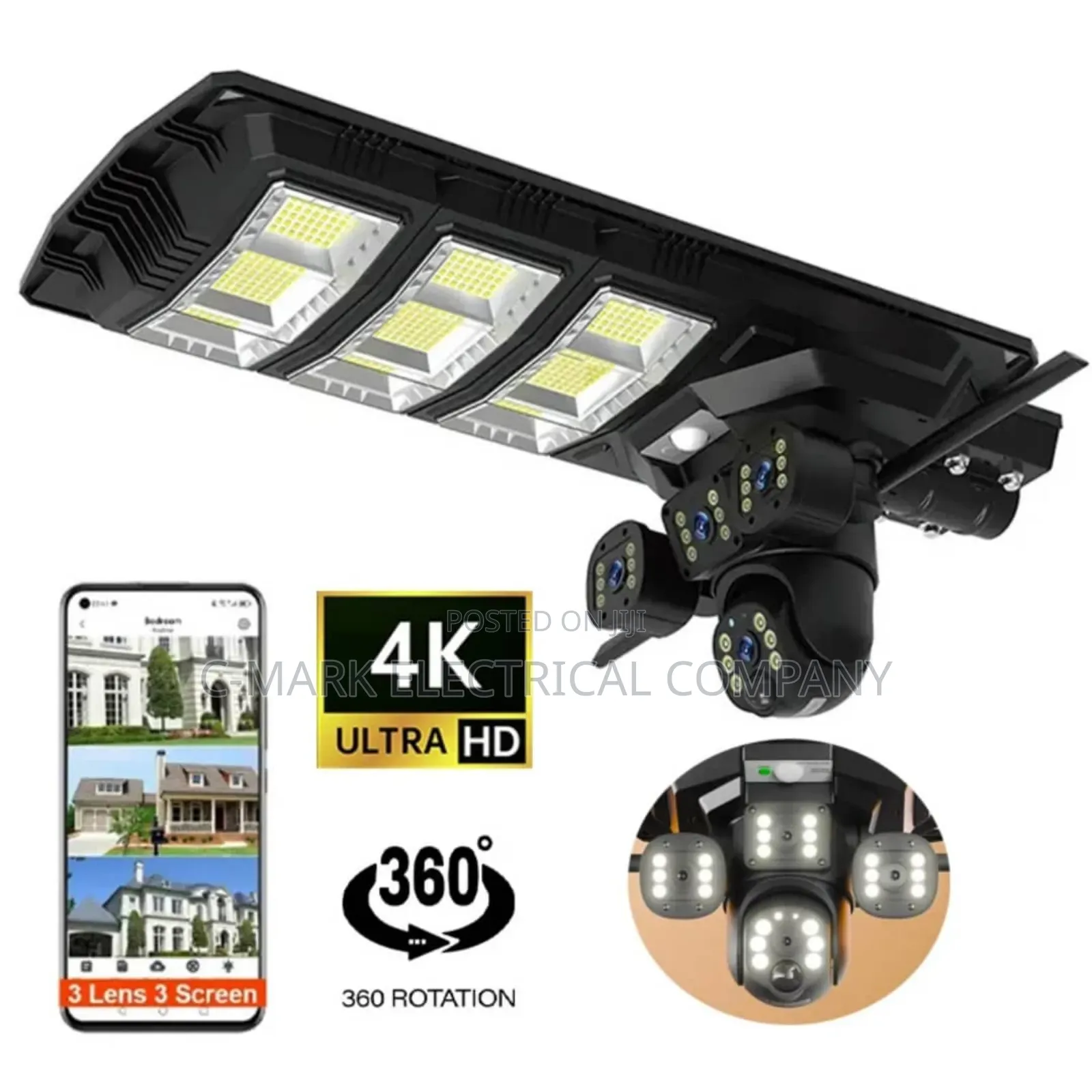 12mp 450w 4g Sim Card Wifi Human Motion Solar Camera Light