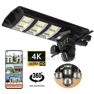 12mp 450w 4g Sim Card Wifi Human Motion Solar Camera Light