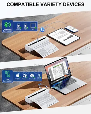 M832 Portable Printer Compatible Smartphone Tablet Laptop