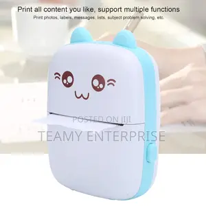 Portable Bluetooth Printer With Paper - Mini Thermal Prints