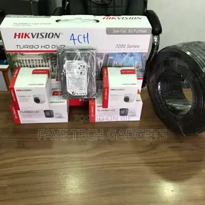 Hikvision 4 Channel Complete Kit With 100m Cable