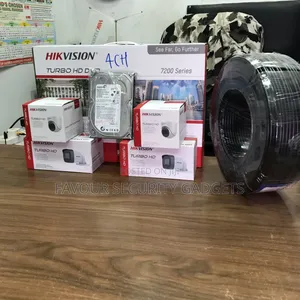 Hikvision 4 Channel Complete Kit With 100m Cable