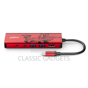 Belkin Marvel Spider-Man Usb-C 7-in-1 Multiport Hub Adapter