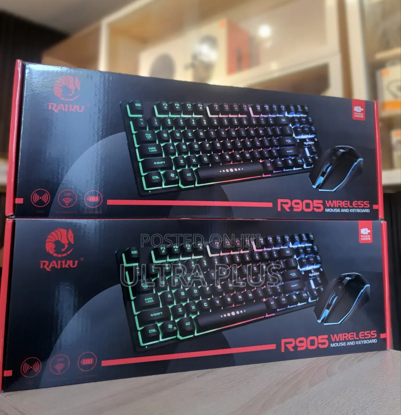 Raiku R905 Wireless Keyboard and Mouse Combo