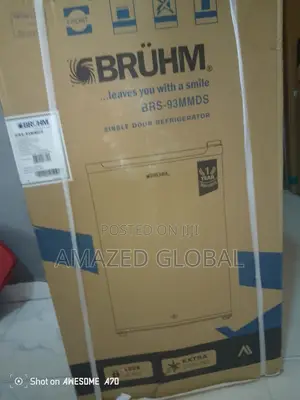 Compact Bruhm 90l Fridge – Single Door Model