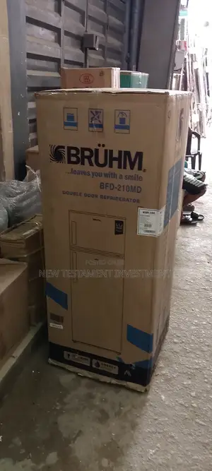 Original Bruhm Refrigerator Double Doors Model BFD-210md