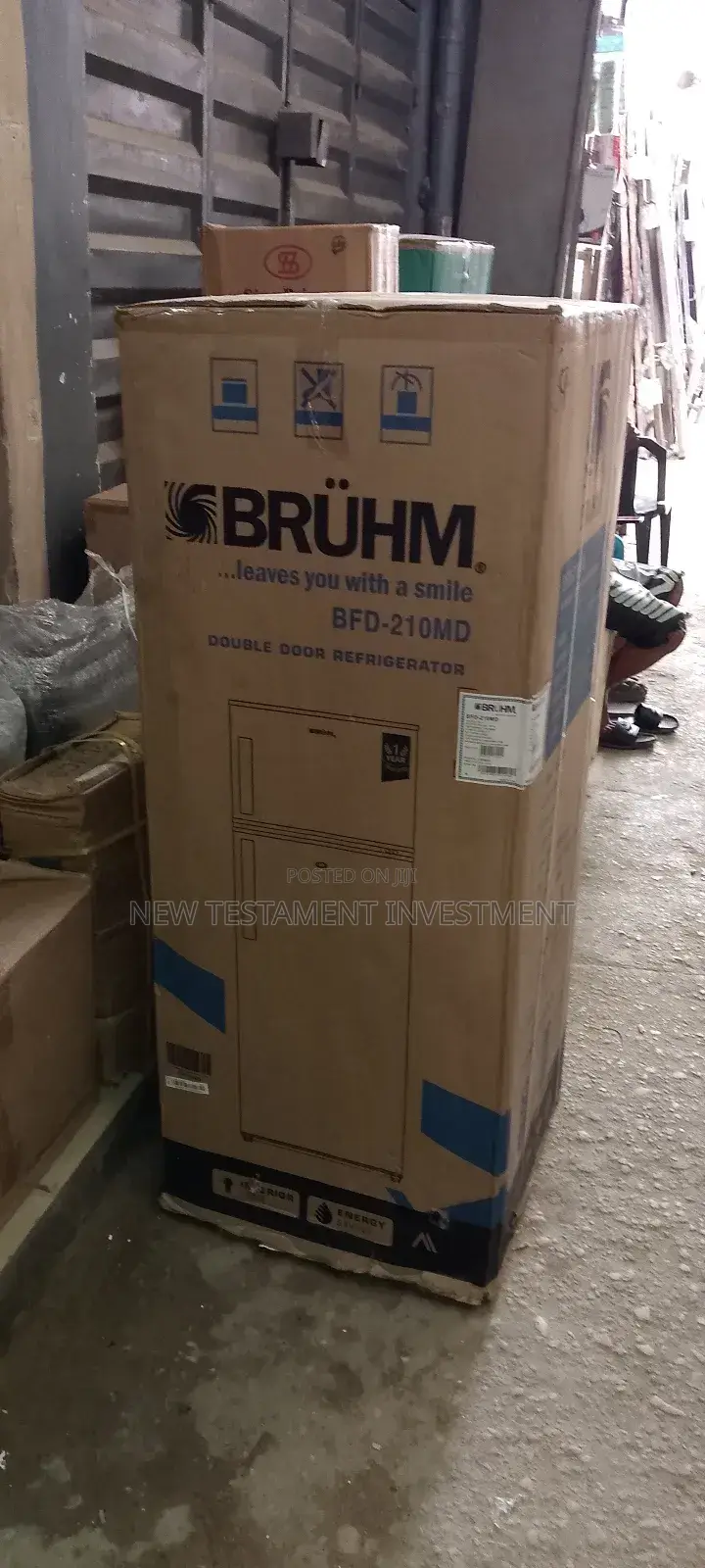 Original Bruhm Refrigerator Double Doors Model BFD-210md