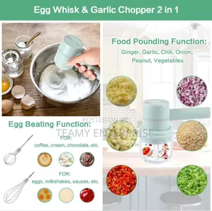 3in1 Wireless Food Processor and Mixer