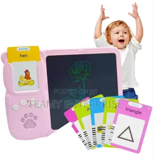 Kids Early Education Device - Talking Tab With Card Reader