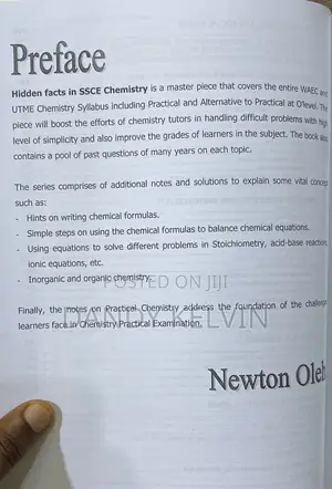 Hidden Facts in Chemistry