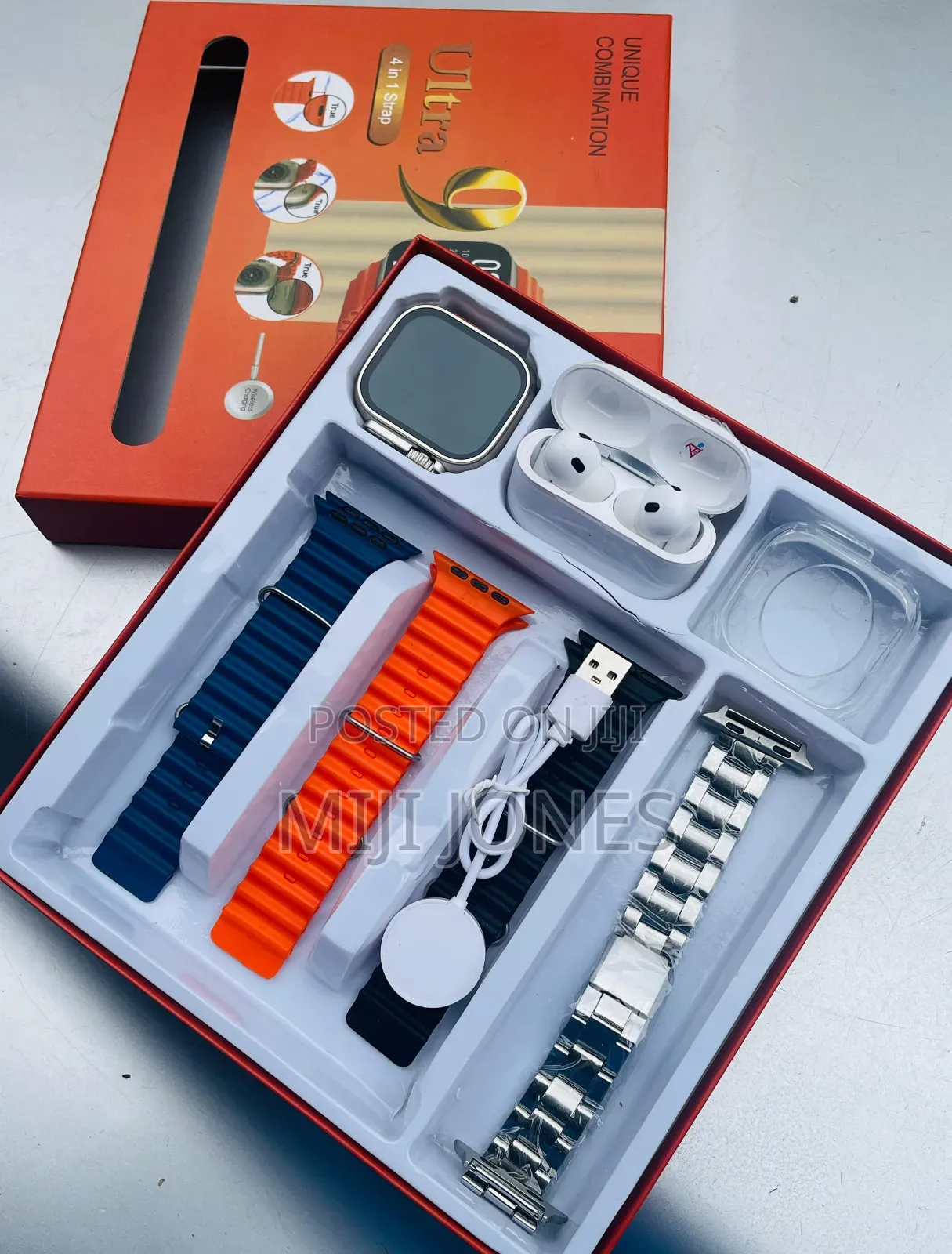 "Ultra 9: 7-in-1 Smartwatch Bundle