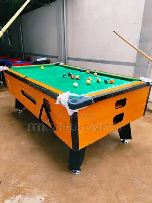 Complete 7ft Snooker Set With Coin Operation