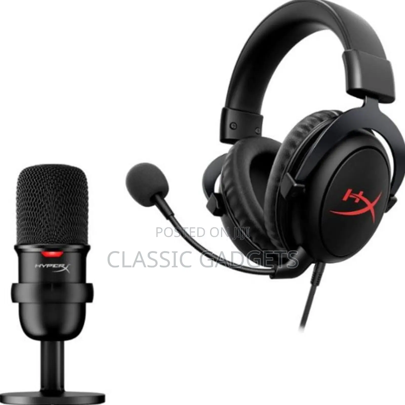 Hyperx Solocast Wired Microphone /Cloud Core Gaming Headset