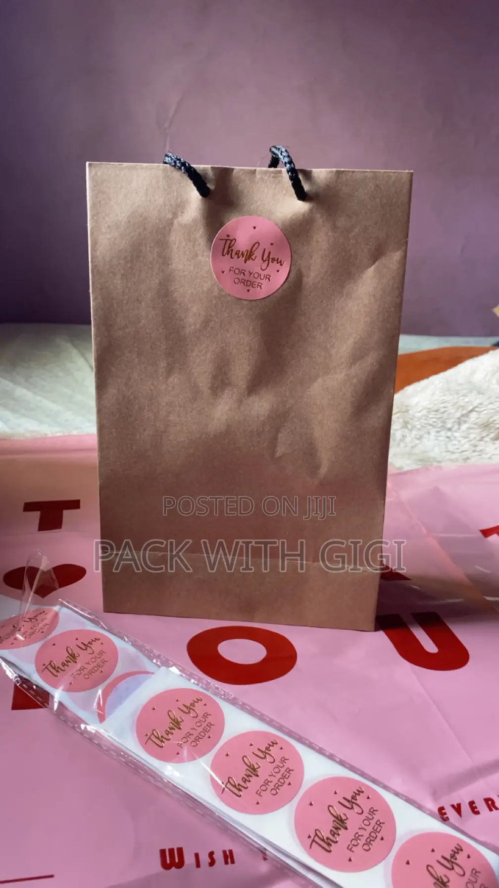 Custom Packaging – Stickers, Paper Bags Labels
