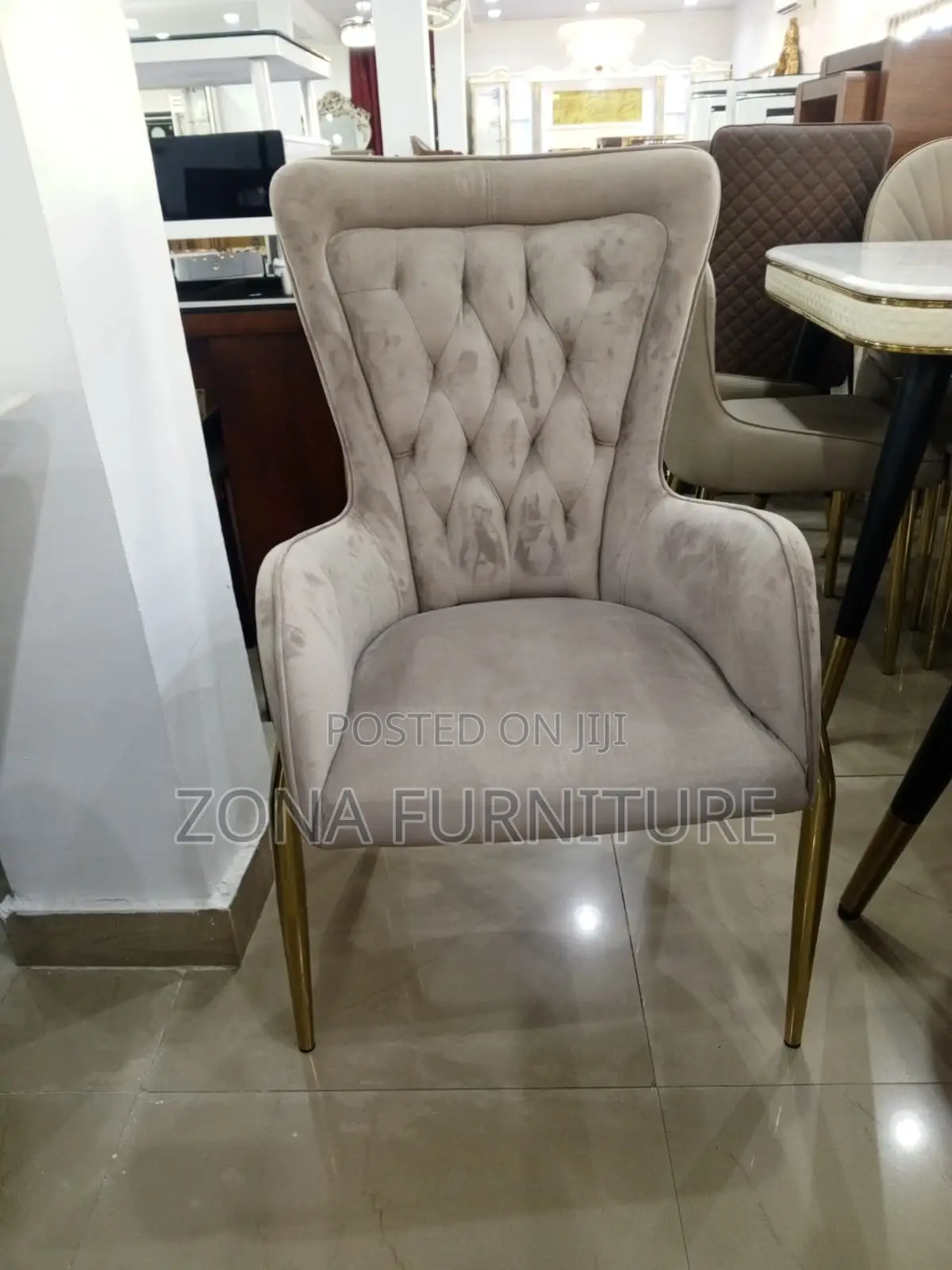 High Quality Luxury Super Solid Dining Chairs Fabric