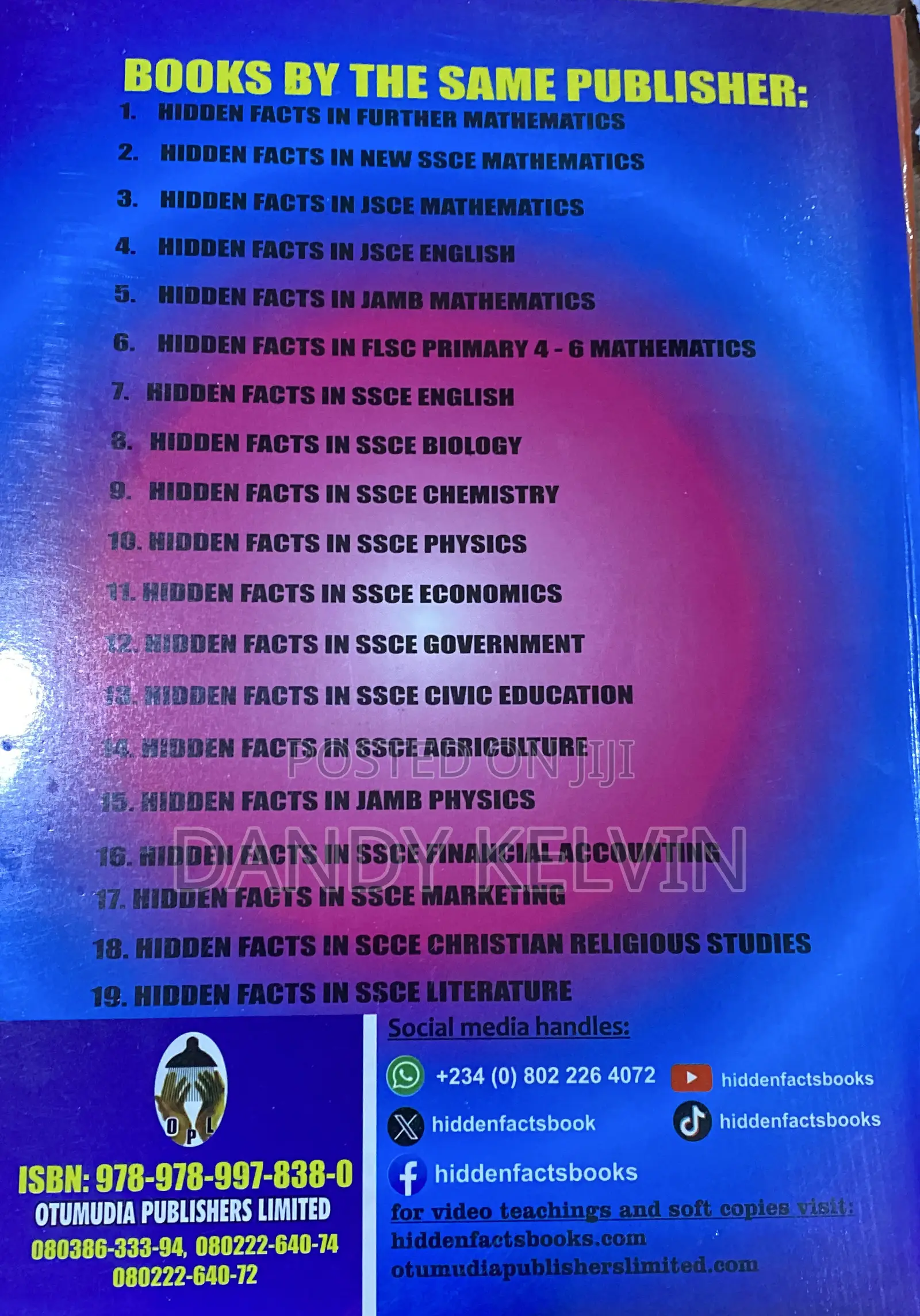 Hidden Facts in Economics