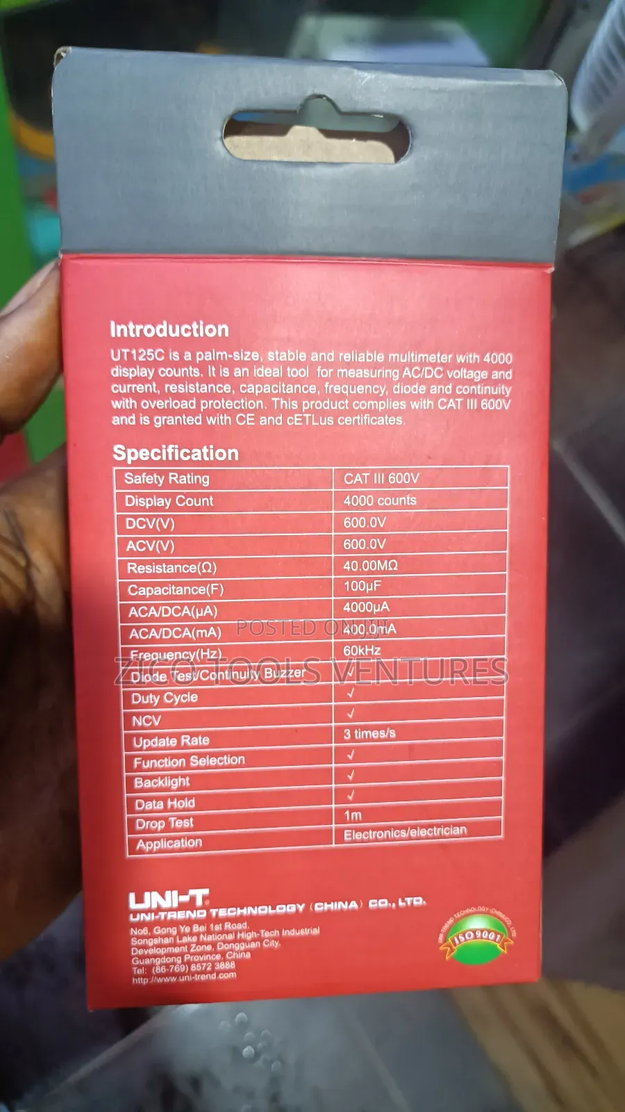 Uni -T Prockit Multimeter