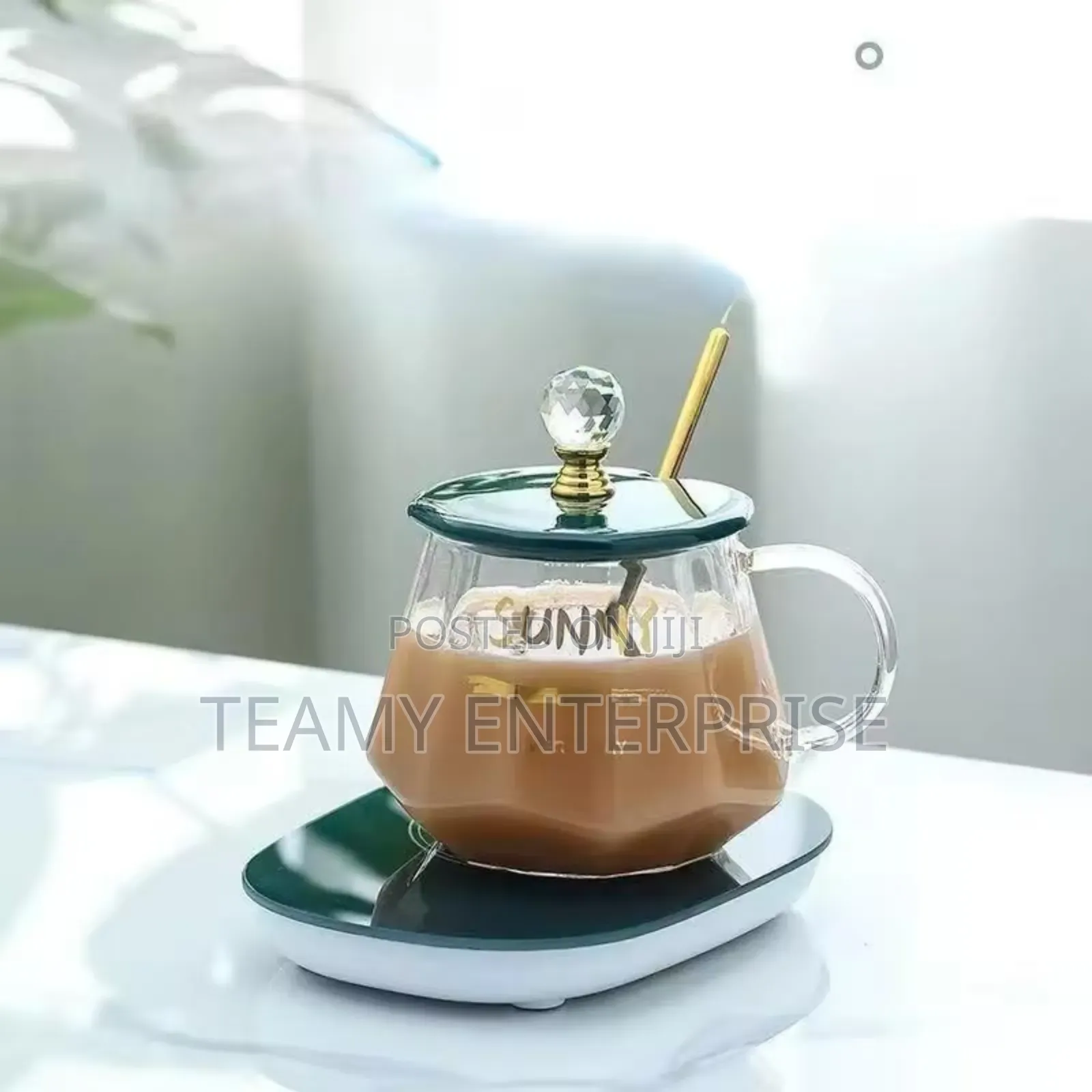 Classy Tea Mug With Heating Pad