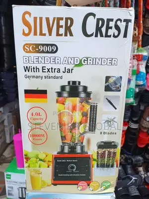Silver Crest 10,000w (4.5liters Jar) Blender With Two Cups