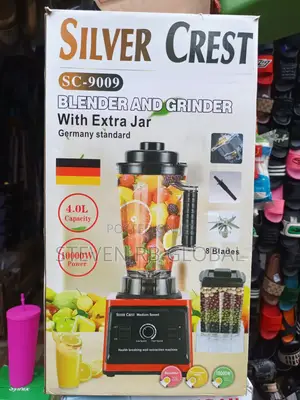 Silver Crest 10,000w (4.5liters Jar) Blender With Two Cups
