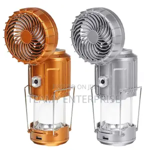 GSH 9399 Big Solar Touch With Fan - Outdoor Camping Lamp