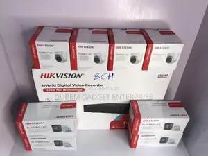 Hikvision 8 Channel DVR + 8 Cameras