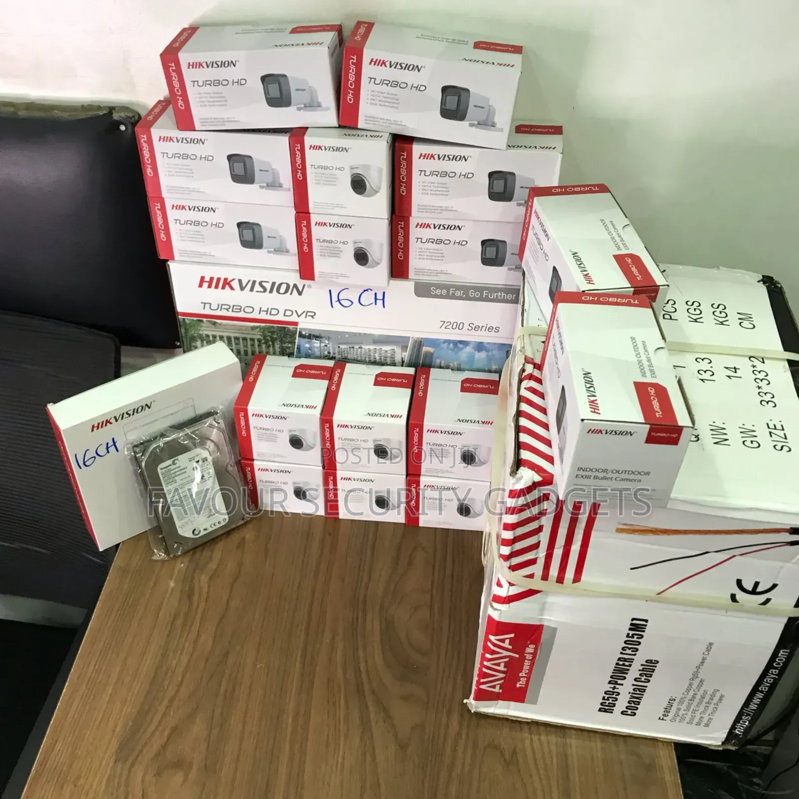 Hikvision 16 Channel Complete Kit With 300m Cable