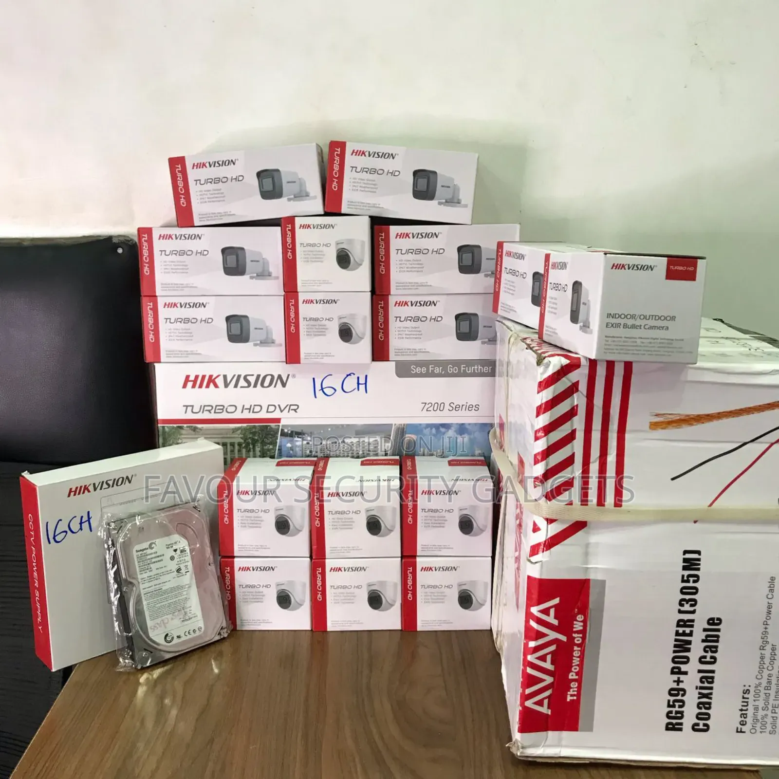 Hikvision 16 Channel Complete Kit With 300m Cable