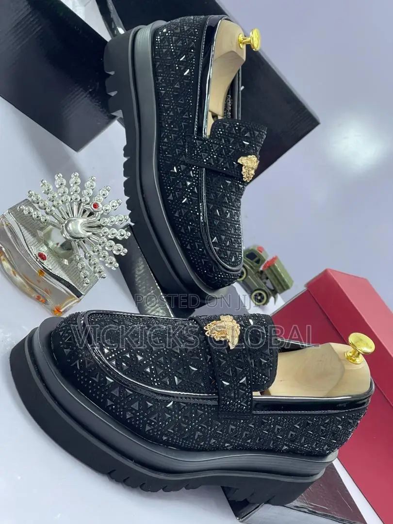 Versace Stone Double Sole Shoes