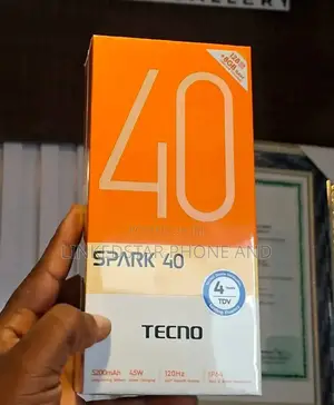 New Tecno Spark 40 128 GB Black