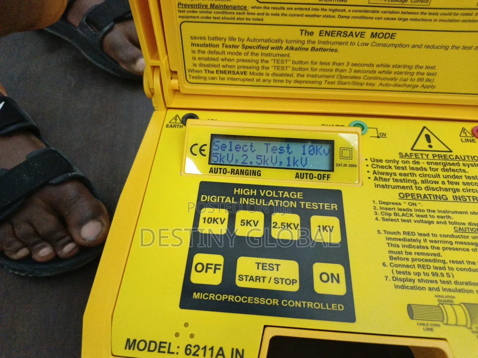 Voltage Digital Insulation Tester =Sew 10kv