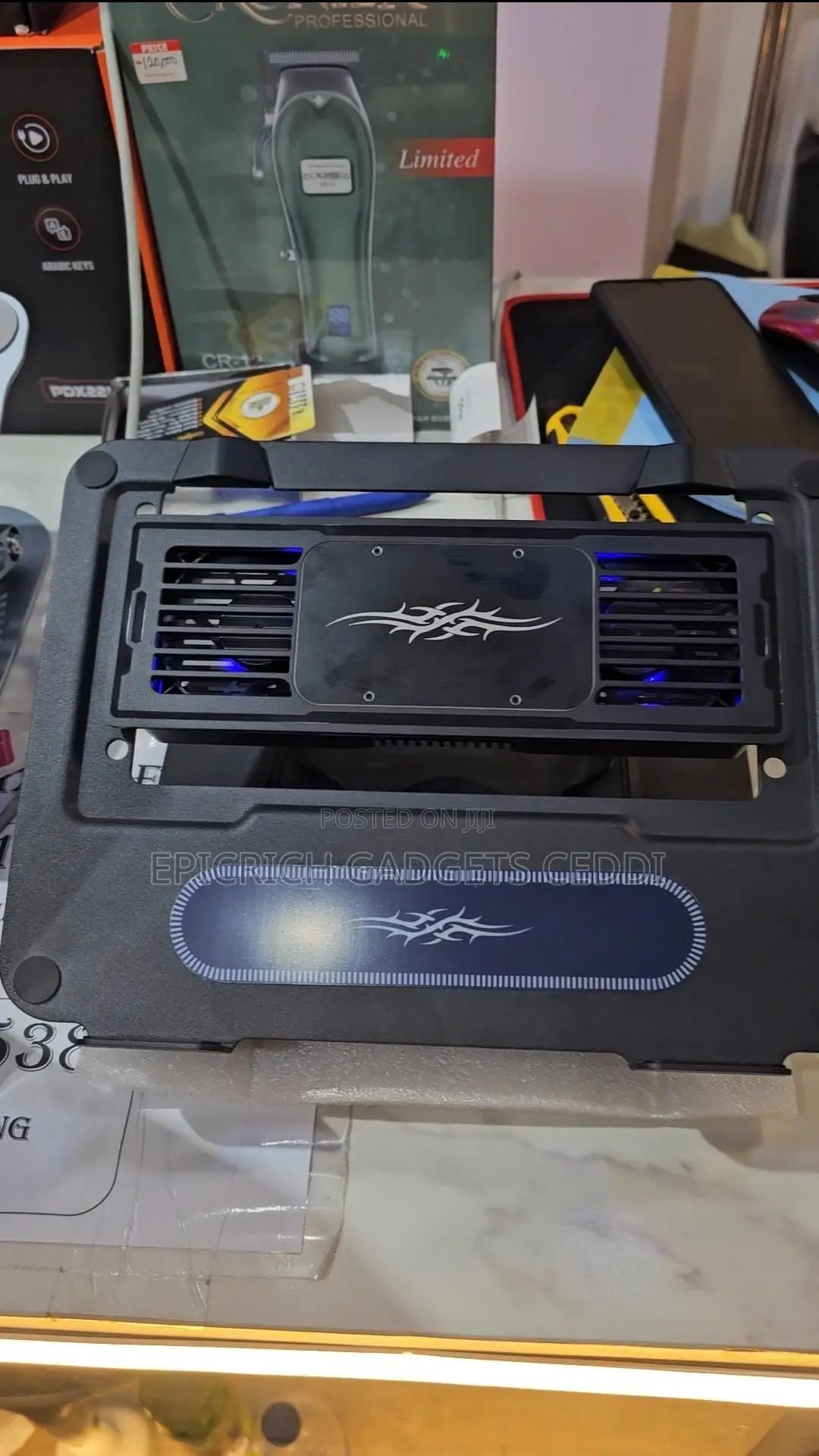 Laptop Cooler W/ Dual Cooling Semiconductor Rediator