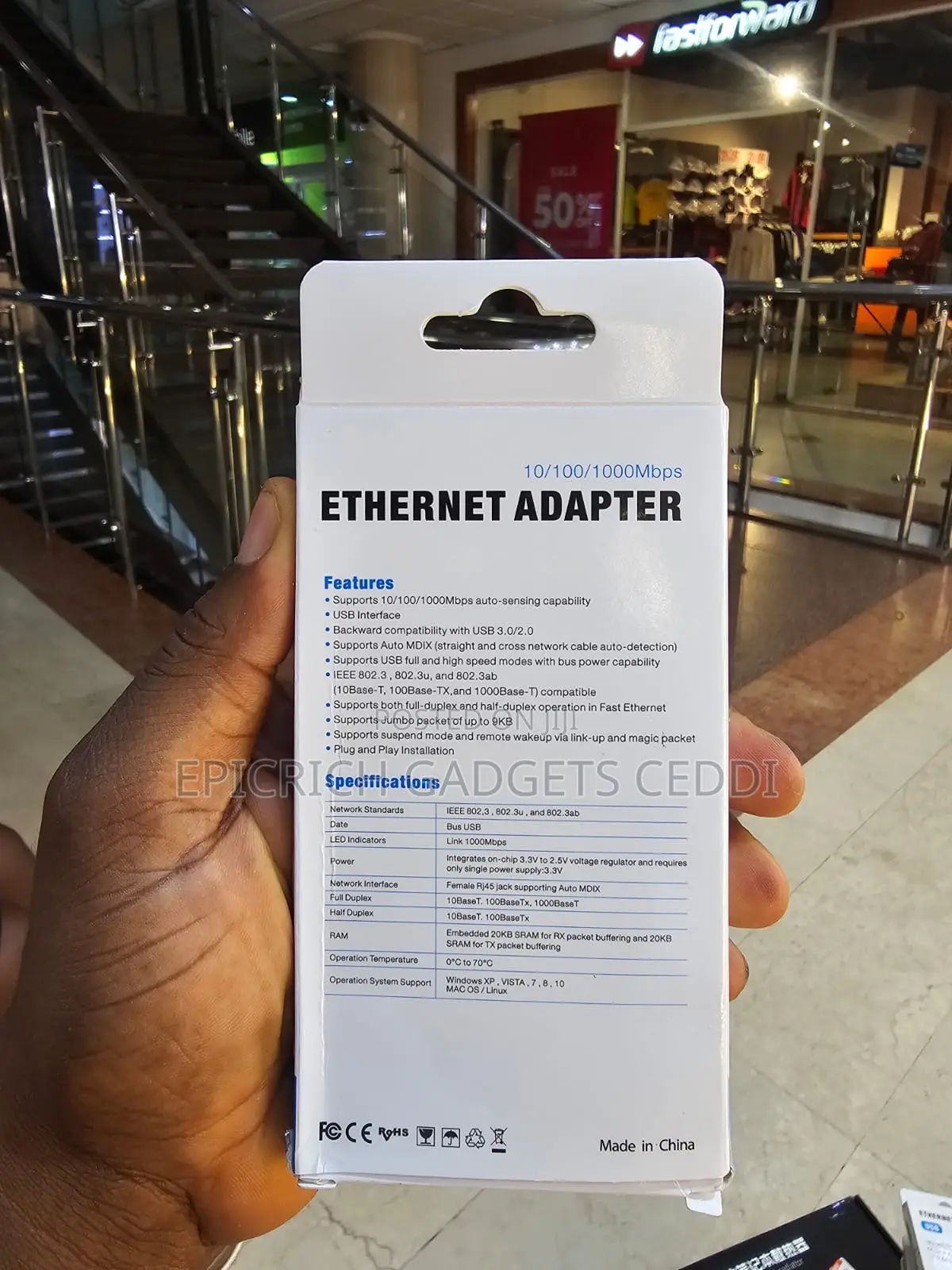 Ethernet To Usb Adapter/Converter