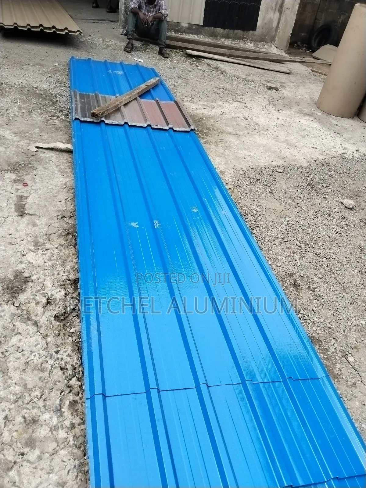 Blue Colored Aluminum