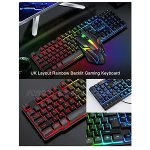 T-Wolf 4-in-1 Gaming Combo - RGB Keyboard Headset Mouse