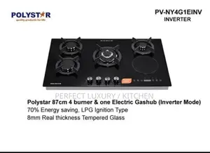 Inbuilt 4 Gas Burner + 1 Hot Plate Available