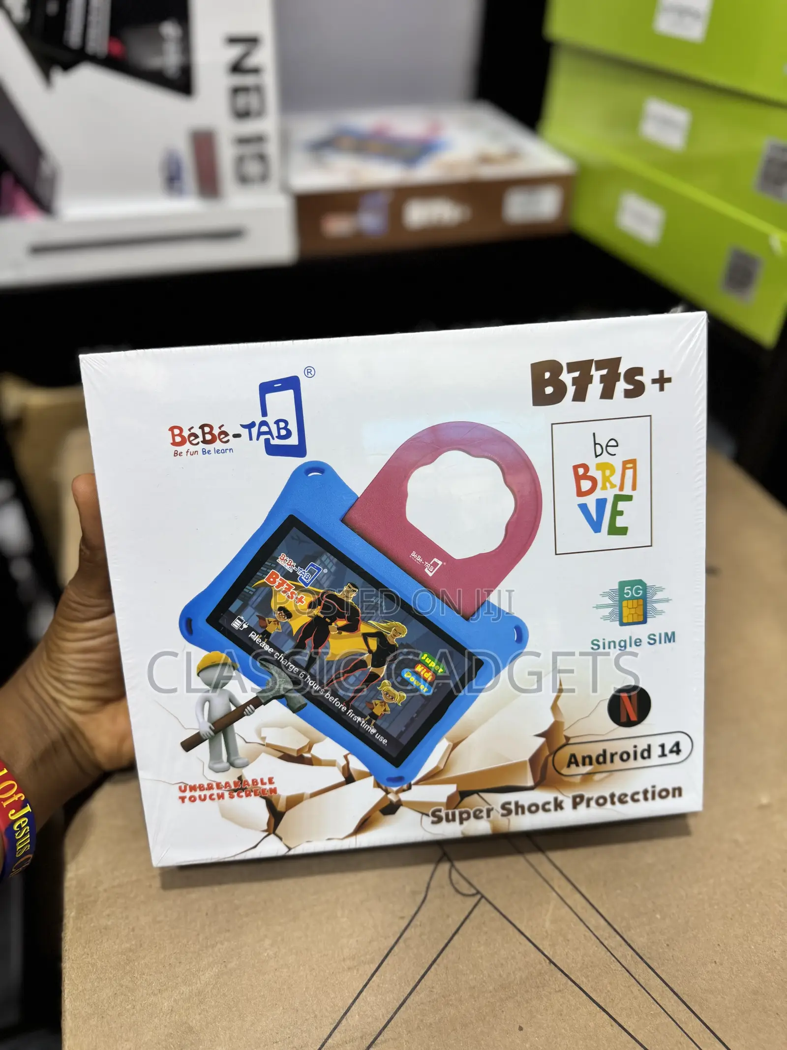 New Bebe B77s+ 256 GB Yellow