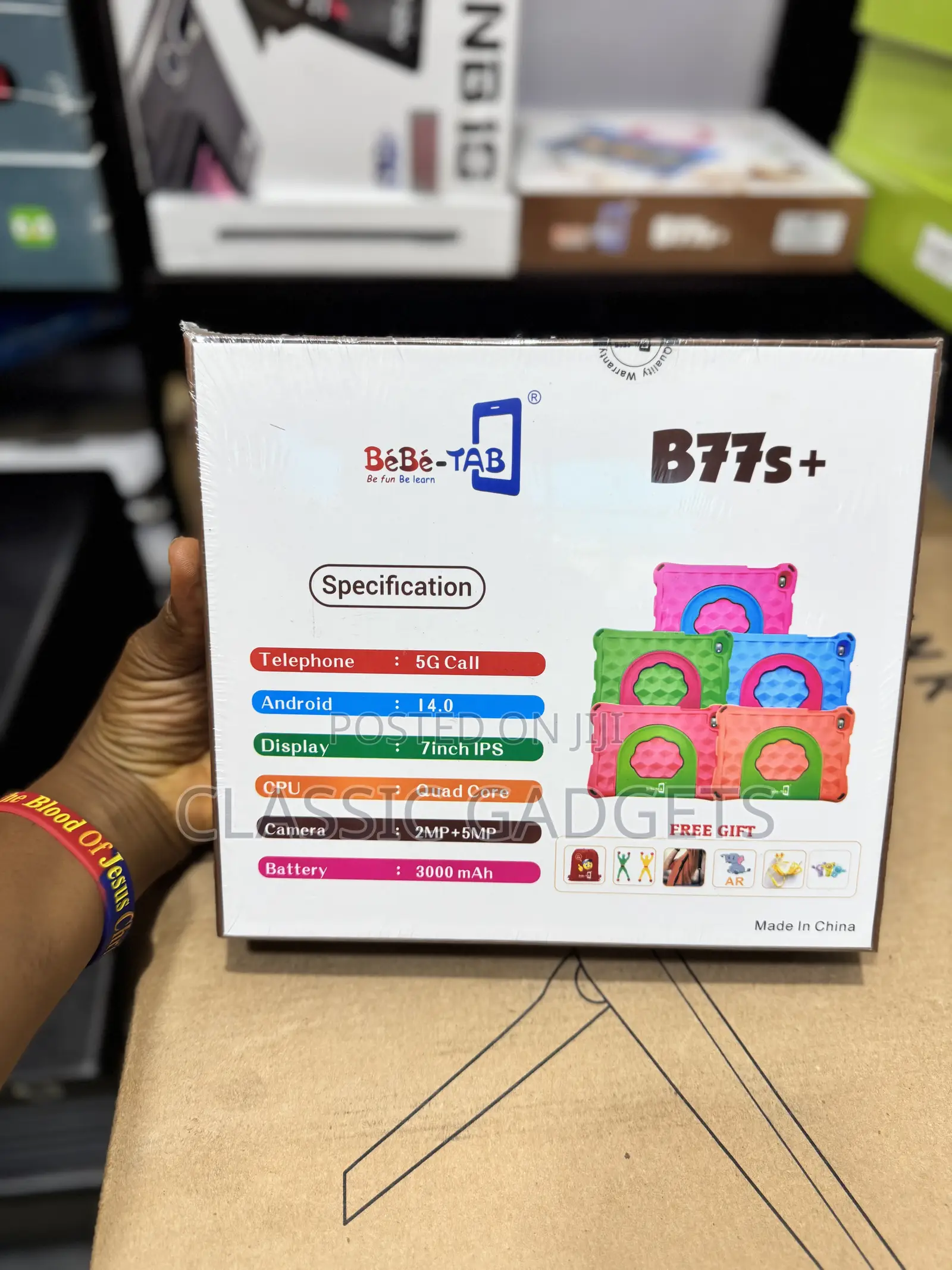New Bebe B77s+ 256 GB Yellow