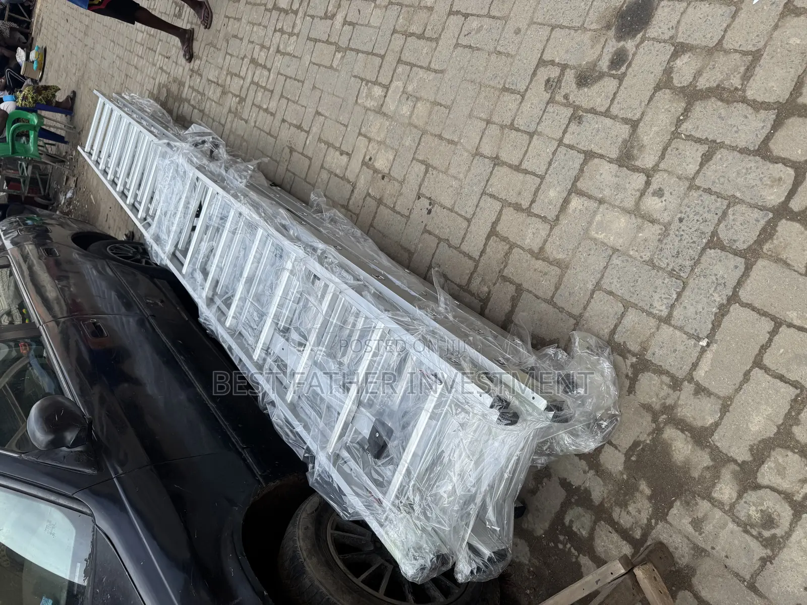 16x2 Aluminium Durable and Strong  Ladders  32 Steps