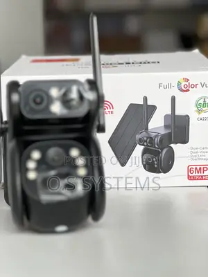 Ultra Hd Dual-Camera Solar PTZ Security Camera