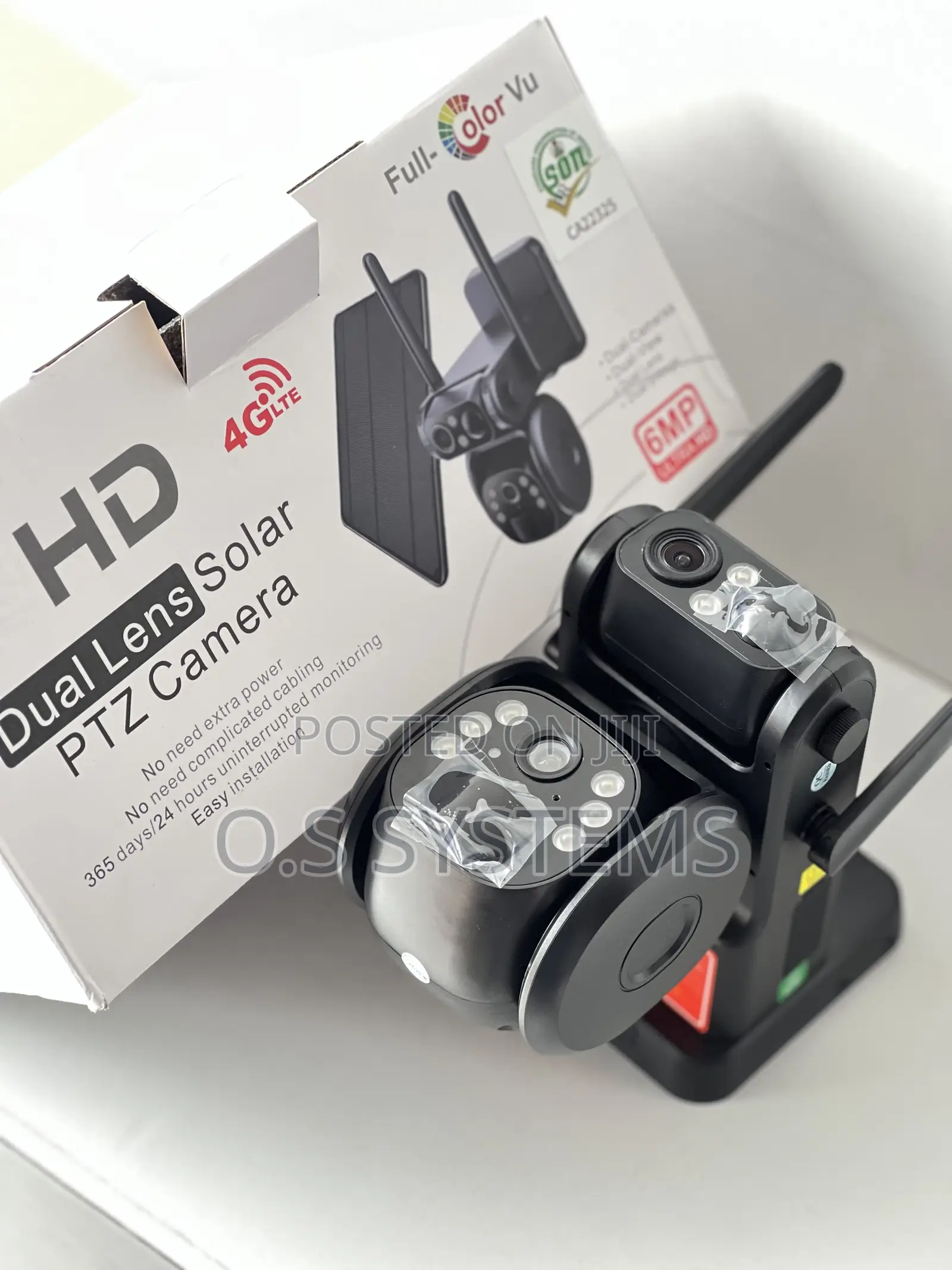Ultra Hd Dual-Camera Solar PTZ Security Camera
